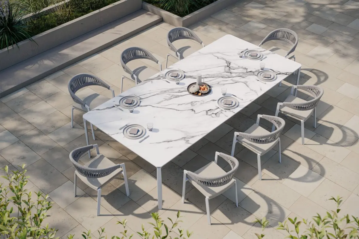 Push Rope Gartenst�hle als Ansicht von oben 