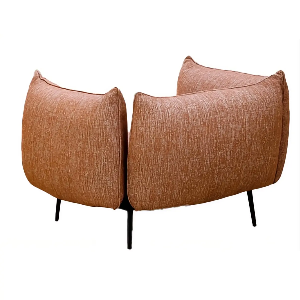 PIUMA Outdoor Sessel in farbe Mambo orange von hinten