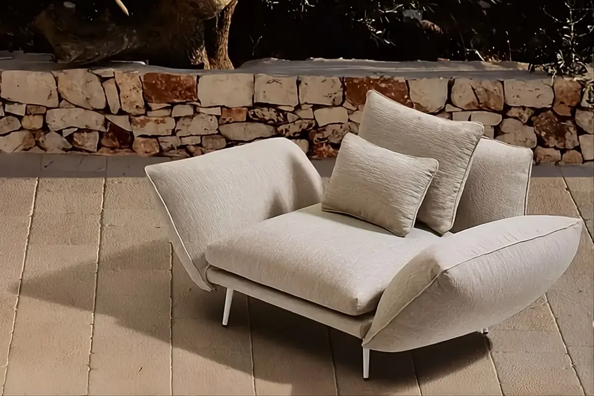 PIUMA Outdoor Sessel in farbe beige 