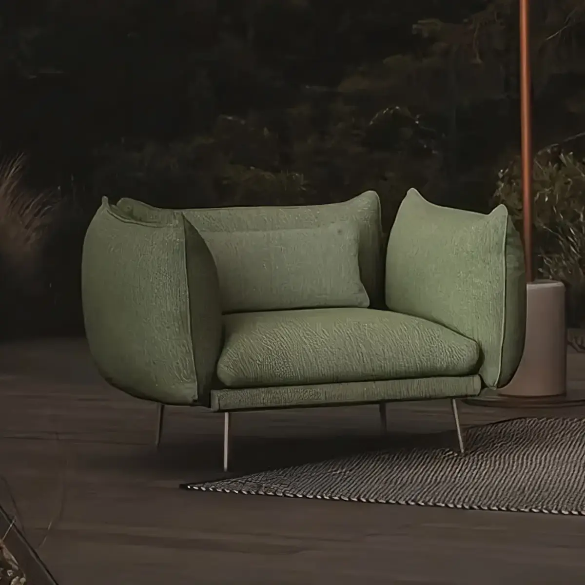 PIUMA Outdoor Sessel in farbe Mambo green 