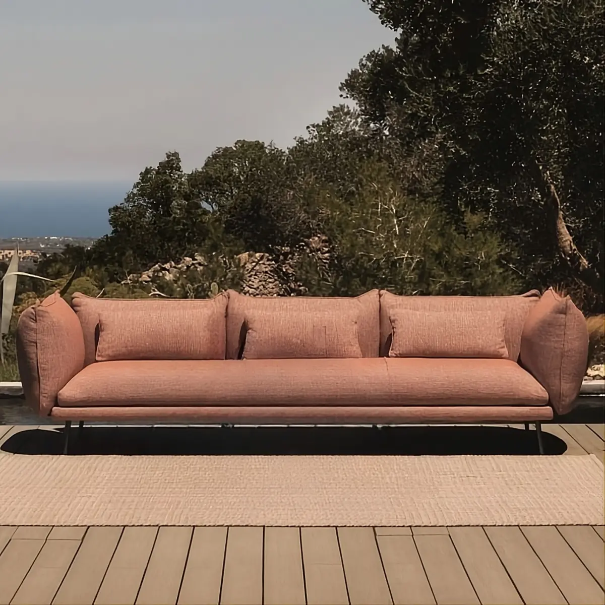 PIUMA Outdoor 3er Sofa