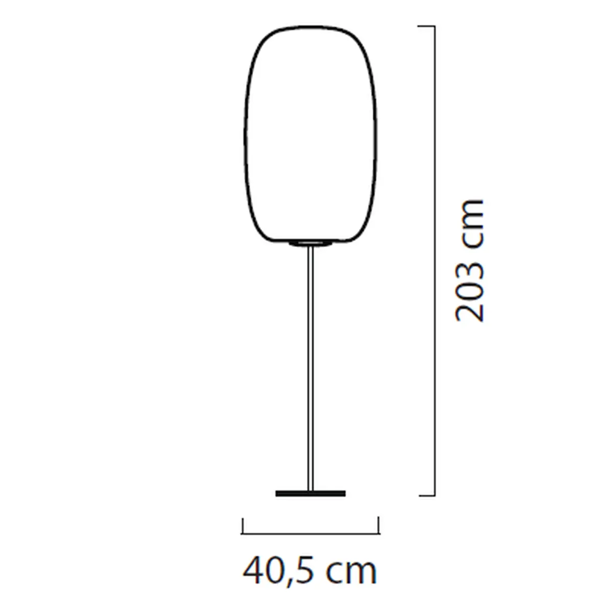 PANDORA Standleuchte L Zeichnung