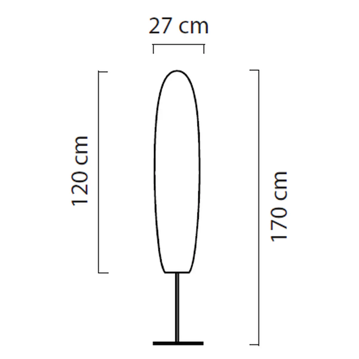 PANDORA Standleuchte XL Zeichnung