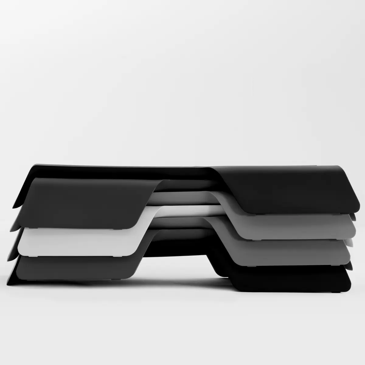 NOVA Sonnenliege gestapelt in verschirdrnrn Farben