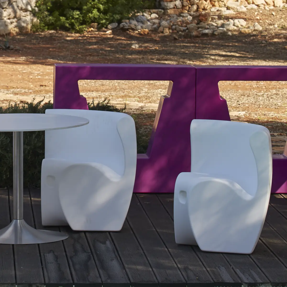 RHONDA Sessel 2 mal Ambientebild