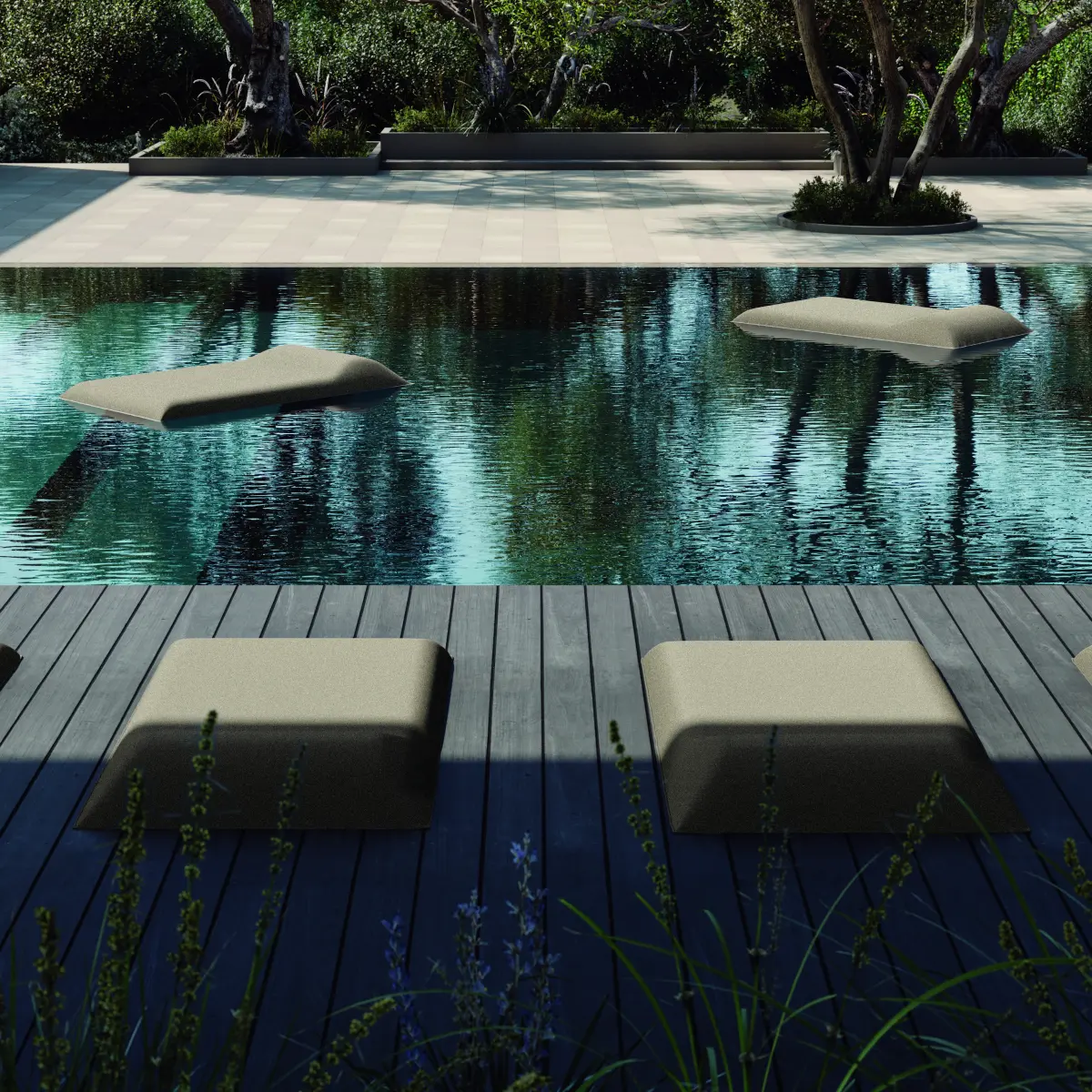 LOUIS Sonnenliege 4 mal Ambientebild