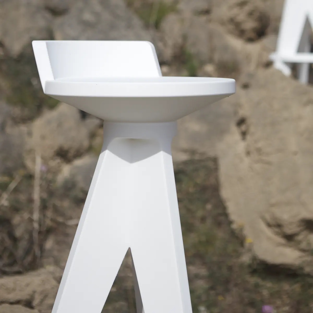 OXFORD Stuhl Wei� Nahaufnahme 