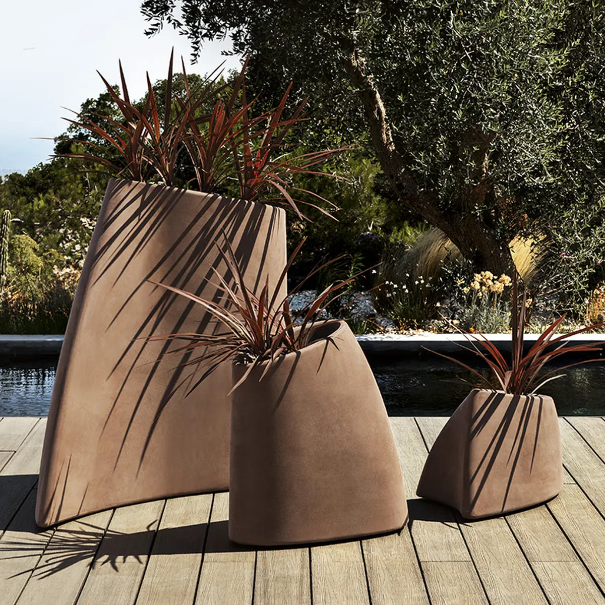 TAO Vase Beige in 3 Gr��en