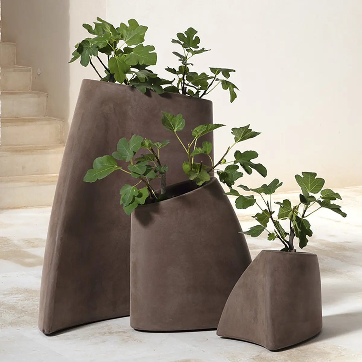 TAO Vase Braun in 3 Gr��en, M