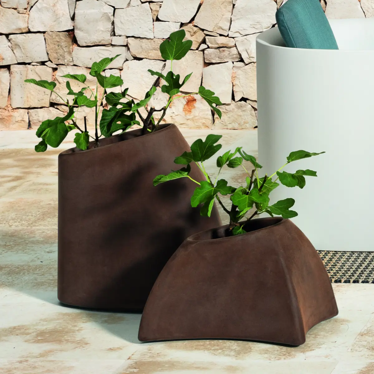 TAO Vase Braun in S und M