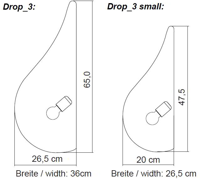 DROP-3 Wandleuchte