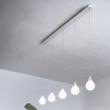 DROP_2XS Pendelleuchte 5er LED mit Lang-Baldachin