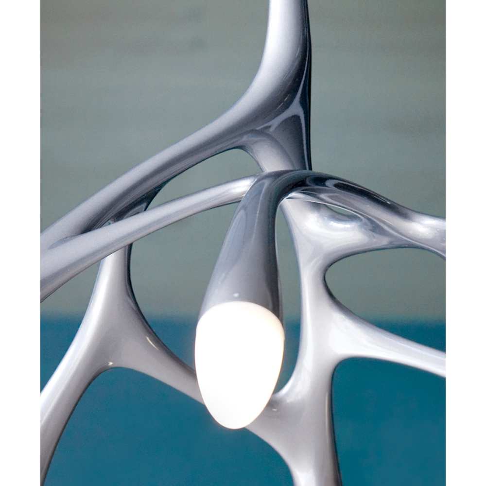 NLC Pendelleuchte silber im Detail von next Design NLC Pendelleuchte silber im Detail