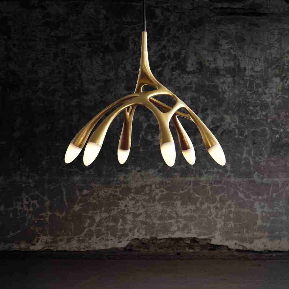 NLC Pendelleuchte gold von next Design NLC Pendelleuchte gold