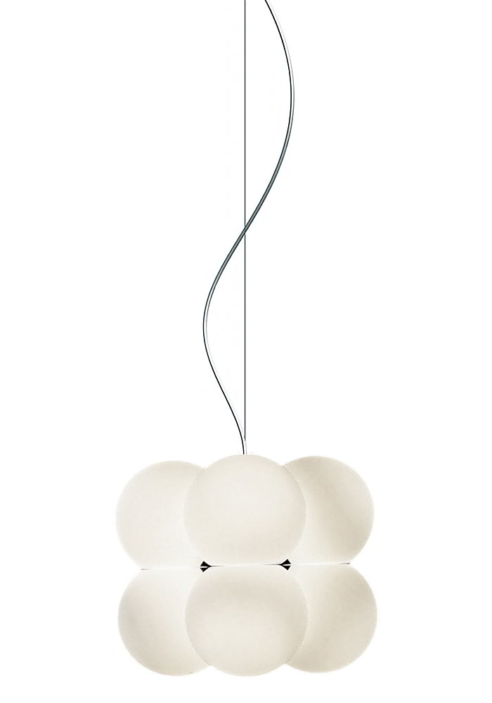 MOLECULAR Pendelleuchte ML-8 mit 8 Leuchtkugeln von next Design MOLECULAR Pendelleuchte ML-8 mit 8 Leuchtkugeln
