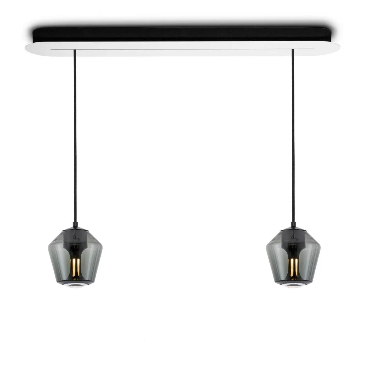 ETHICS Duo Pendelleuchte 84 cm Ausf�hrung Schwarz Schwarz