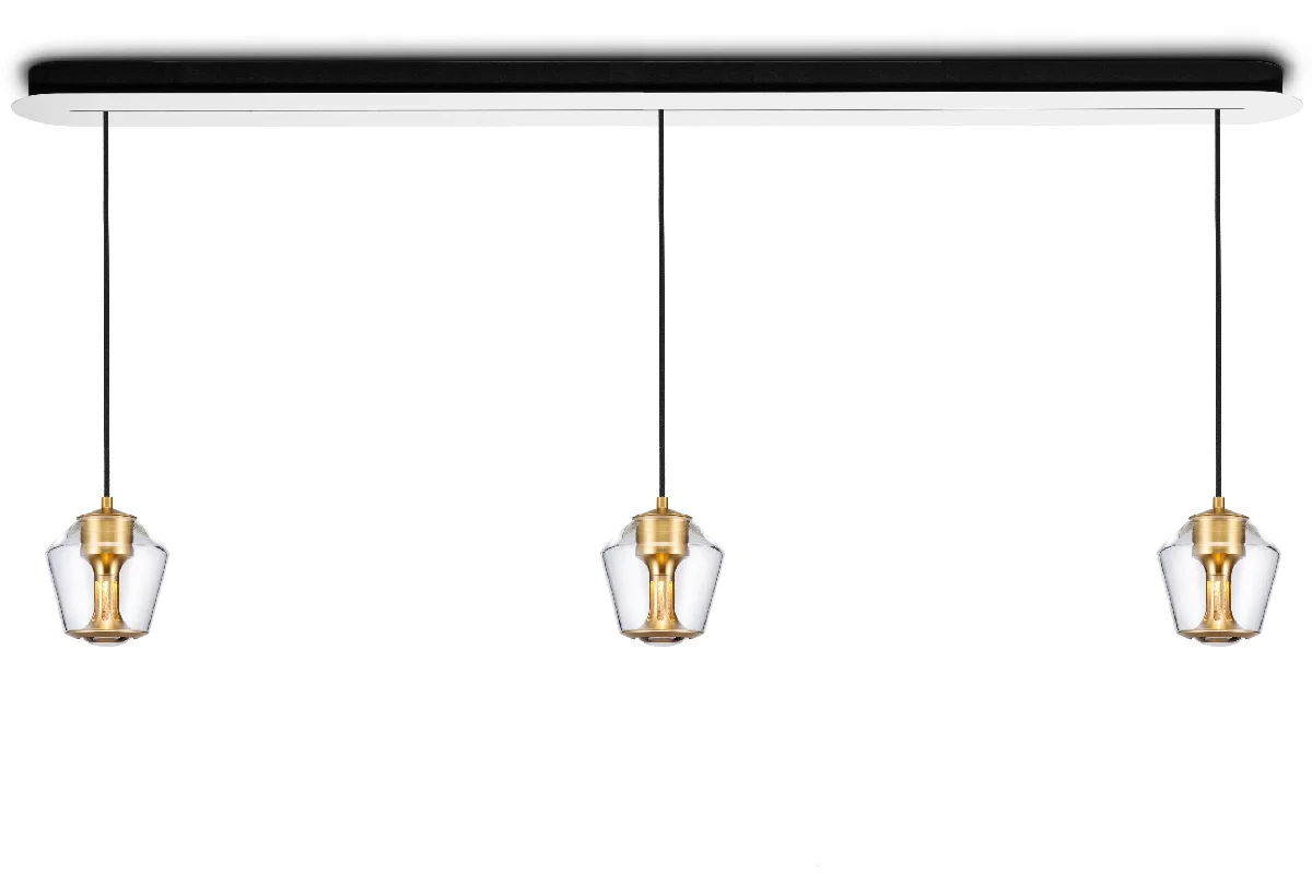 ETHICS Trio Pendelleuchte 140 kristall