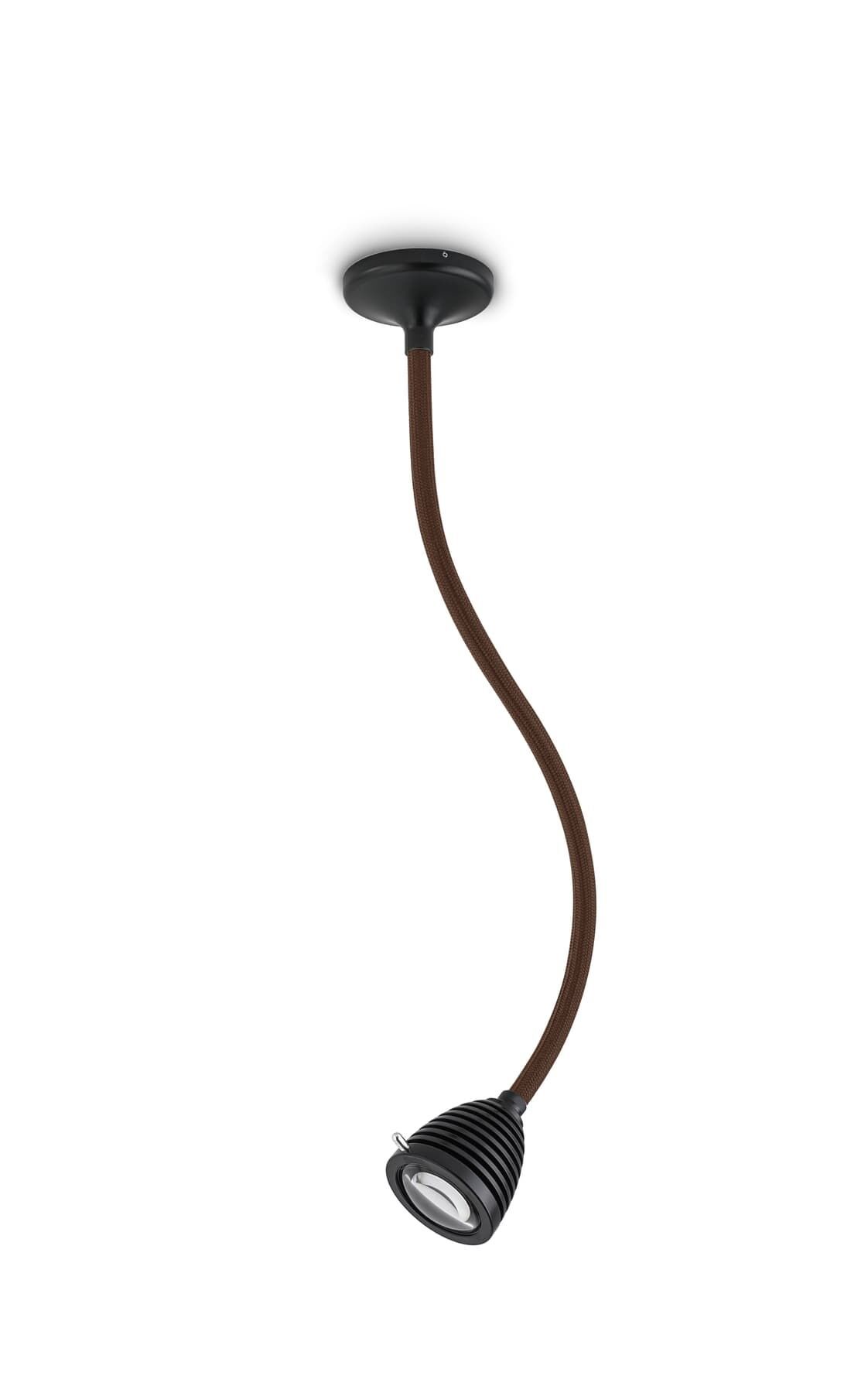 ATHENE Wandleuchte MDL2 in braun 