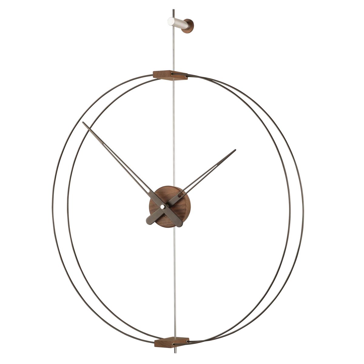 BARCELONA Wanduhr ø 90 cm BAR schwarz/Messing von nomon BARCELONA Wanduhr ø 90 cm BAR schwarz/Messing