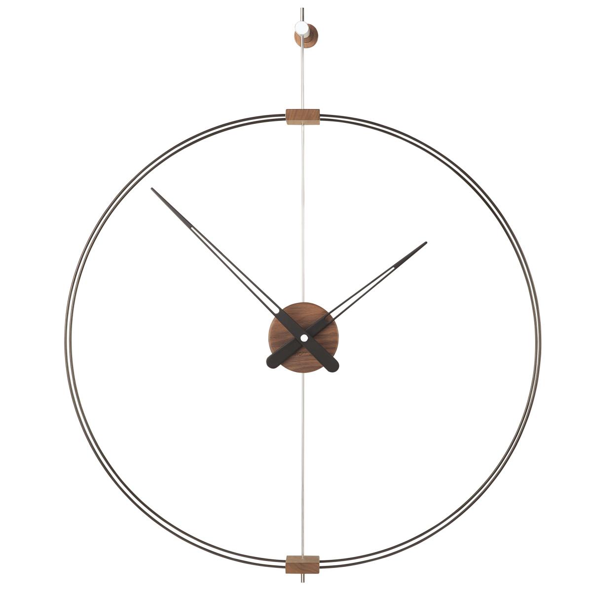 BARCELONA Wanduhr ø 90 cm BAR schwarz/Messing von nomon BARCELONA Wanduhr ø 90 cm BAR schwarz/Messing