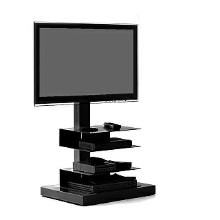 PTOLOMEO TV Regal Light schwarz von OpinionCIATTI PTOLOMEO TV Regal Light schwarz