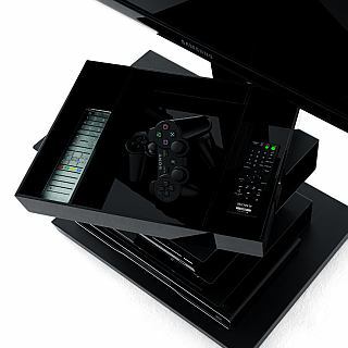 zusätzliches Tablett schwarz für PTOLOMEO TV Regal Light von OpinionCIATTI zusätzliches Tablett schwarz für PTOLOMEO TV Regal Light