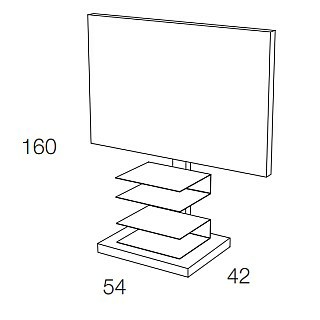 PTOLOMEO TV Regal Light technische Daten von OpinionCIATTI PTOLOMEO TV Regal Light technische Daten