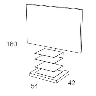 PTOLOMEO TV Regal Light technische Daten