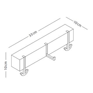 ANCORA TRE Wandgarderobe Mae