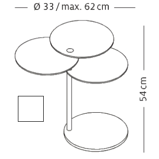 MOLINO Beistelltisch technische Details