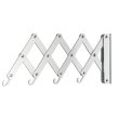FLEXXO Wandgarderobe Aluminium silber eloxiert (matt)