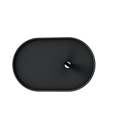 OLIVO Beistelltisch verstellbar schwarz