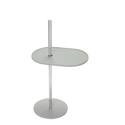 OLIVO Beistelltisch Aluguss/Stahl seidengrau pulverbeschichtet von pieperconcept OLIVO Beistelltisch Aluguss/Stahl seidengrau pulverbeschichtet