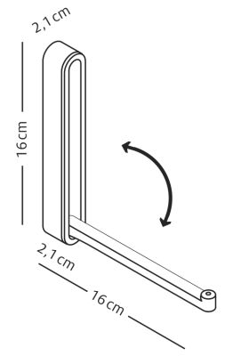 CANOA Klapphaken / Garderobenhaken