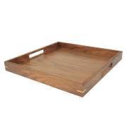 POMP Tablett 35 x 35 cm Nussbaum natur POMP Tablett 35 x 35 cm Nussbaum natur