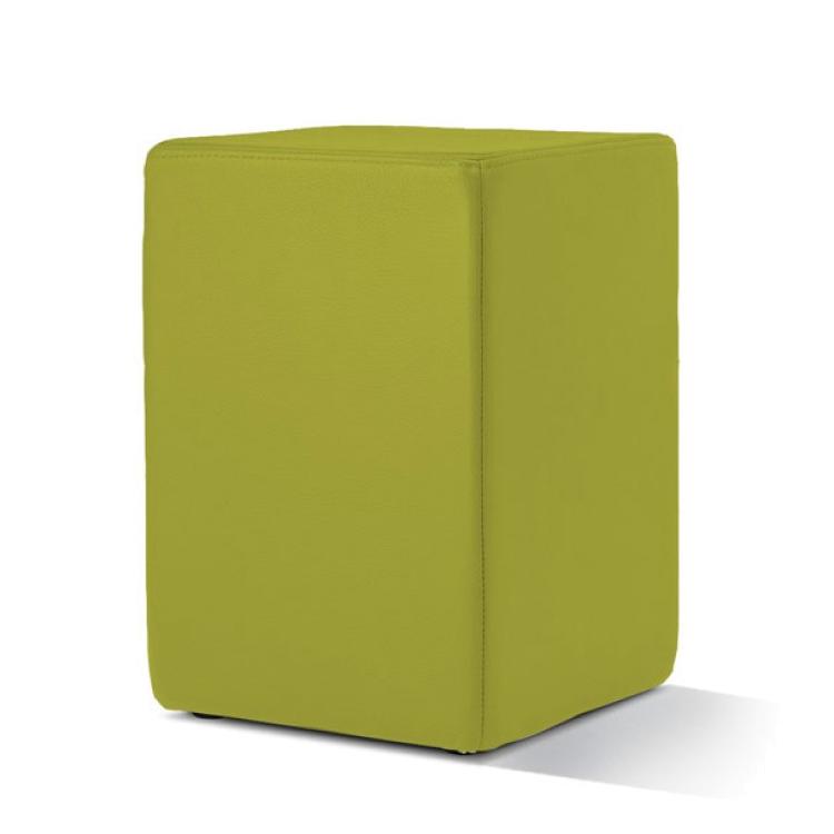 POMP Hocker Leder verde / grn