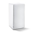 POMP Tresenhocker H�he 65 cm Echtleder schneewei�