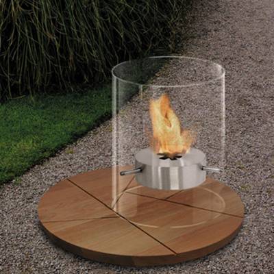 Ponton Fireplace Tischfeuer / Feuerstelle mit Untersetzer