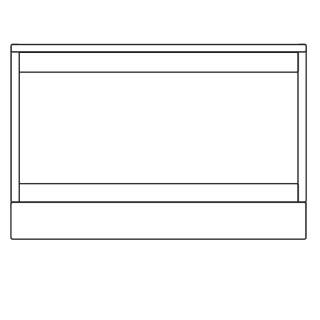 Brick Sockel-Modul 3, wei�