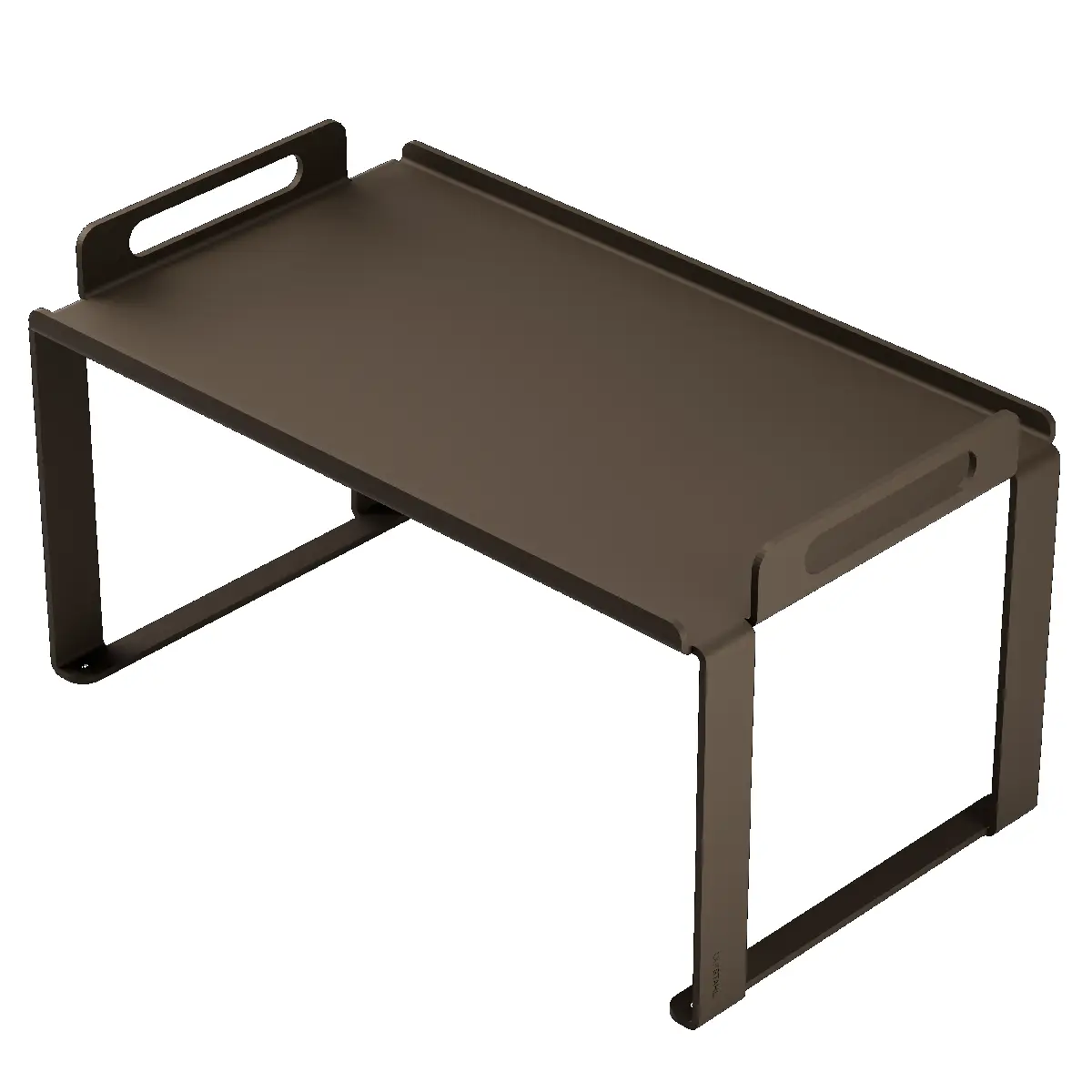 TRAG Alu Regaltablett quartz