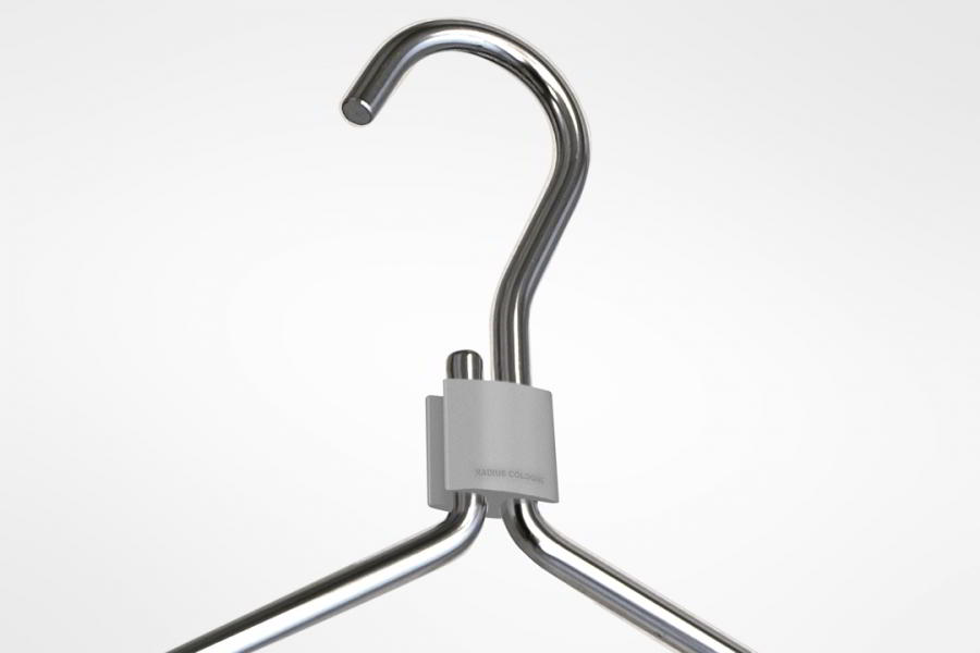 CLIP Kleiderbügel Tobias Grau, grau von RADIUS CLIP Kleiderbügel Tobias Grau, grau
