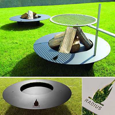 Feuerstelle fireplate Radius Design von RADIUS Feuerstelle fireplate Radius Design