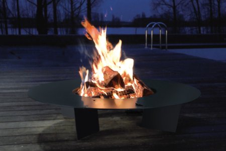 Feuerstelle fireplate Radius Design