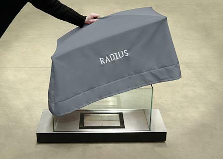 Abdeckhaube für UNI Flame Kamin von RADIUS Abdeckhaube für UNI Flame Kamin