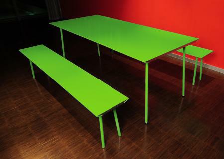 AIR Tisch alu grn