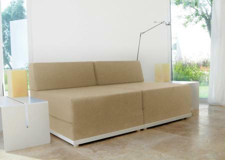 Schlafsofa 4-inside weiß/beige von RADIUS Schlafsofa 4-inside weiß/beige
