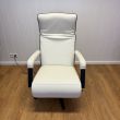 RELEAZZ Sessel in wei�em Leder Modell CV-222