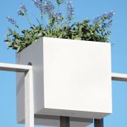 STECKLING CUBE Balkon Pflanzgefäß weiß STECKLING CUBE Balkon Pflanzgefäß weiß