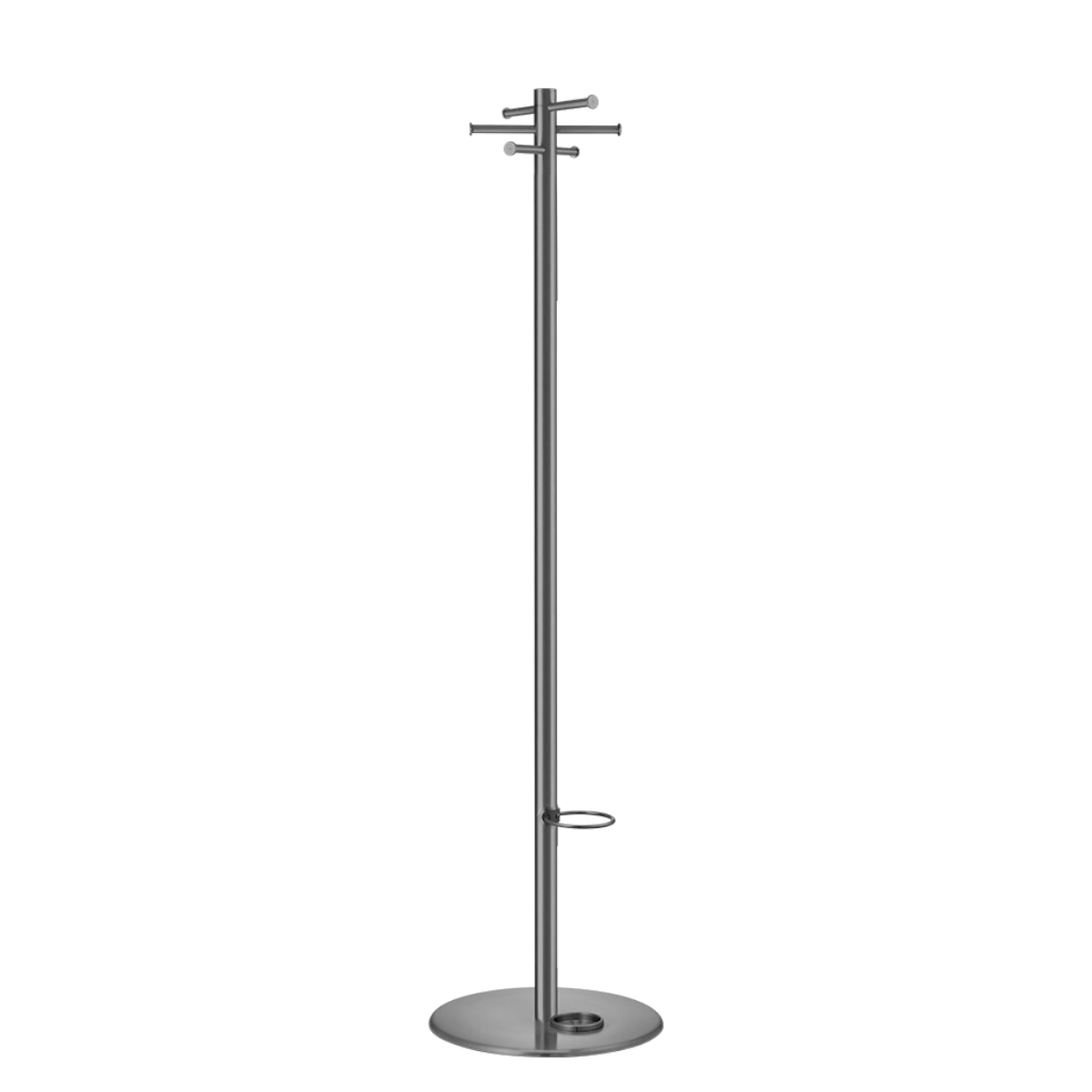 TORRE Garderobenständer Stahl mit Schirmhalter von rosconi TORRE Garderobenständer Stahl mit Schirmhalter
