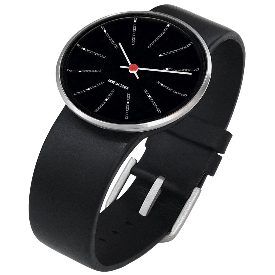 BANKERS Armbanduhr Ø 34 mm schwarz-schwarz von Arne Jacobsen von Rosendahl BANKERS Armbanduhr Ø 34 mm schwarz-schwarz von Arne Jacobsen